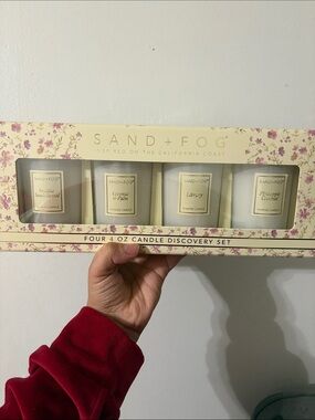 SAND + FOG Four 4 oz Candle Discovery Set - Floral Box